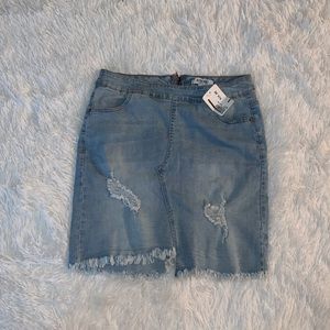 Jean Skirt Size M